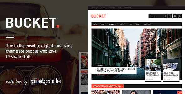 A Digital Magazine Style WordPress Theme