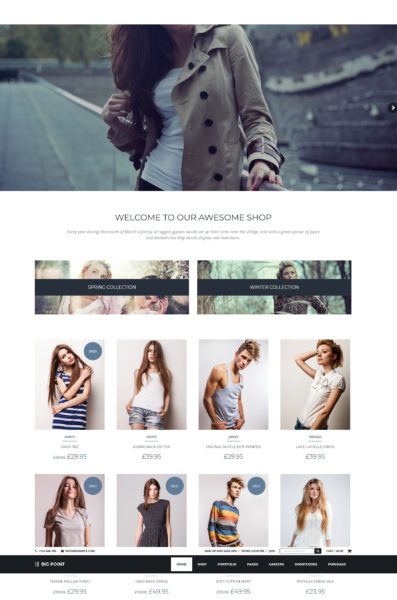 e Multi-Purpose Ecommerce Theme