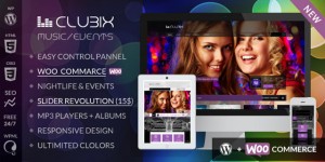 Nightlife Music and Events WordPress Theme