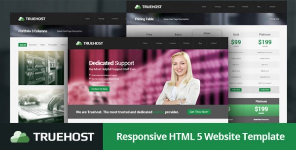 Responsive HTML 5 Hosting Template