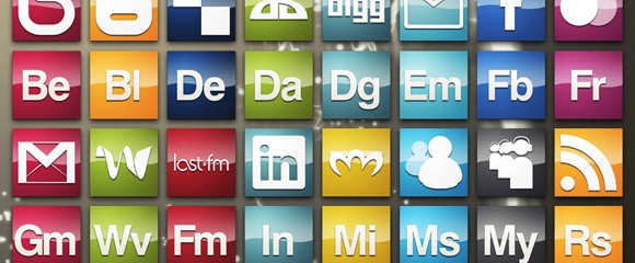 18 Fresh and Creative Design Social Networking Icon Sets