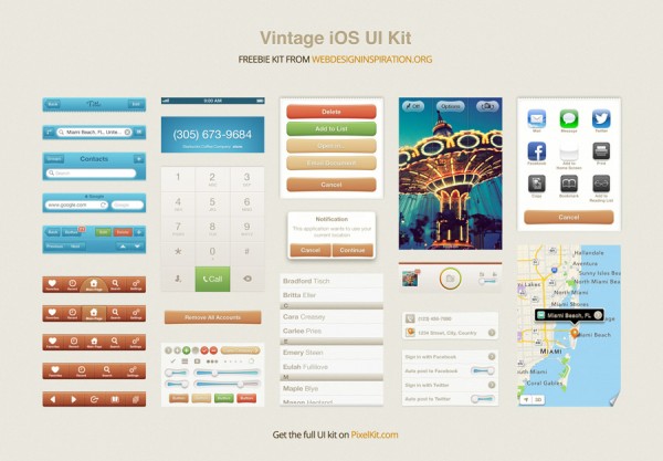 Vintage-iOS-Freebie