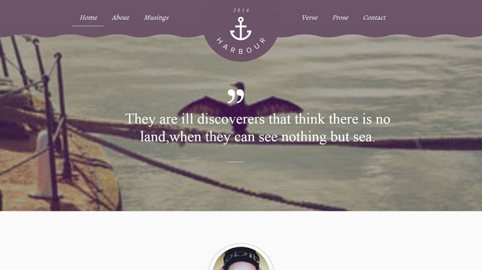 harbour-flat-portfolio-responsive-web-template