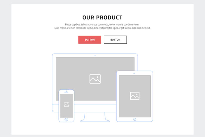 one-page-website-wireframes