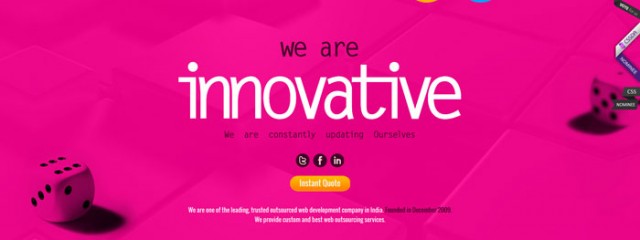 The Usage Of Bright And Vibrant Colors In Web Design