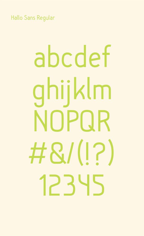 hallo-sans-free-font