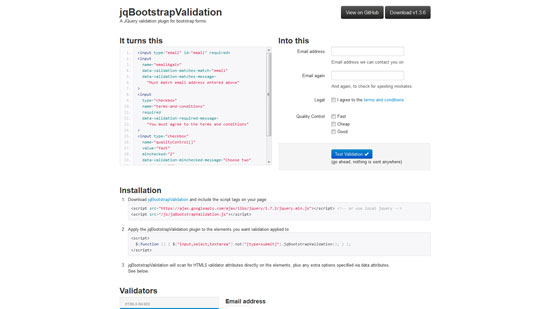 jqBootstrapValidation