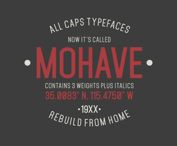 mohave-free-font
