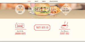 All american diner – restaurant web template