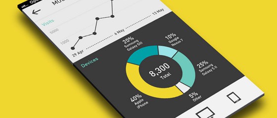 16 Sleek Charts and Graphs Mobile Apps featuring Statistics