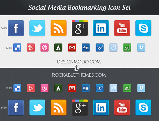 Free-Social-Media-Bookmarking-Icons-1