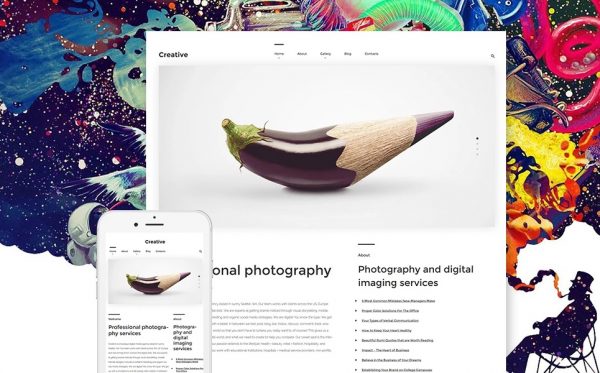 Creative WordPress Theme