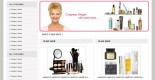 Free beauty shop web template