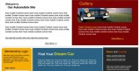 free auto cars PSD web template