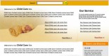 Free baby care psd web template