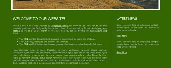 Free Adventure and Recreation web template