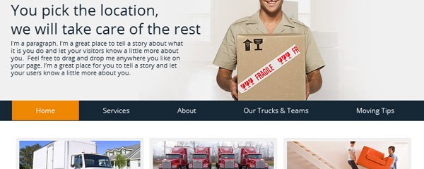 Make movers and packers website for free