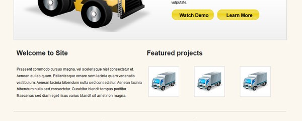 Free Packers and Movers website template