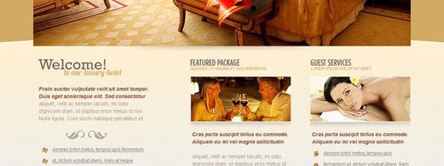 Central Hotels – Free PSD template