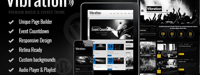 Responsive Music and Events WP Theme