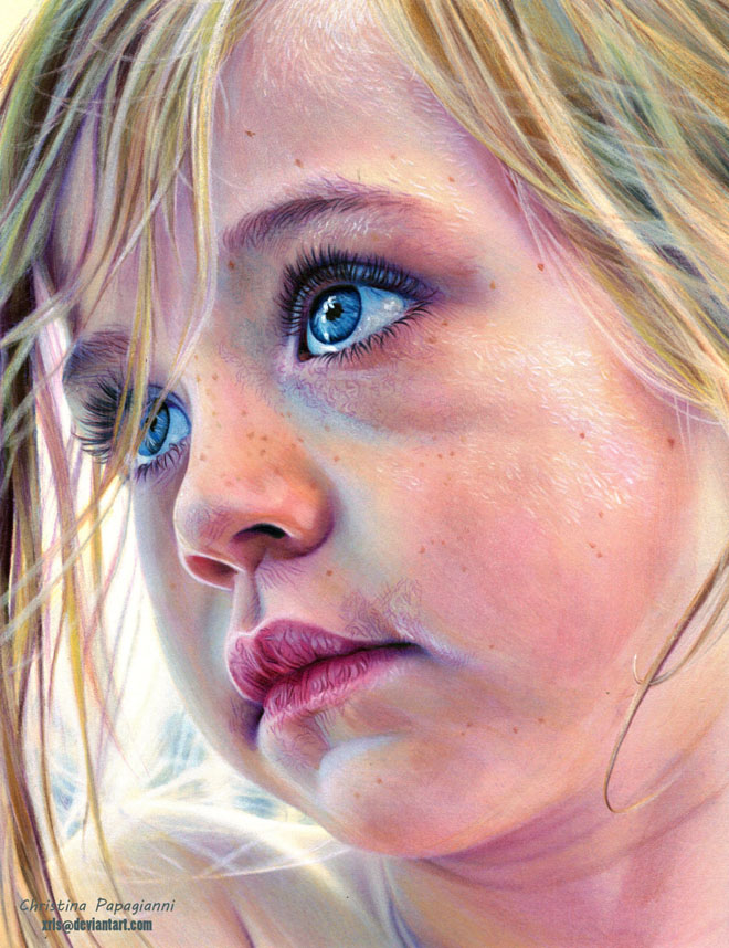 17 Mind Blowing and HyperRealistic Color Pencil Drawings by Christina