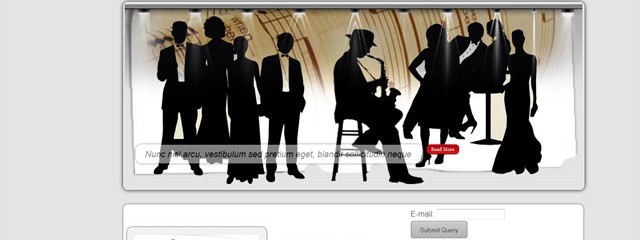 Music band html5 website template