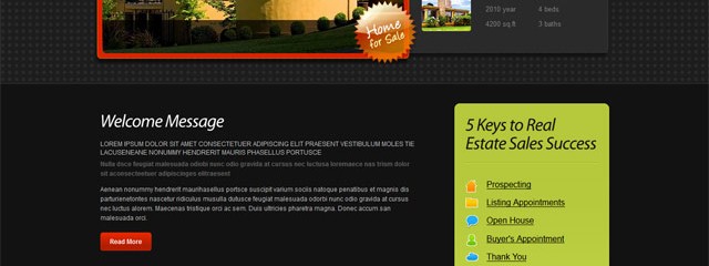 Premium Real-Estate website template