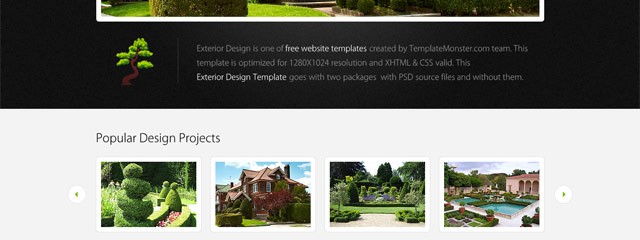 Free interior-exterior design template