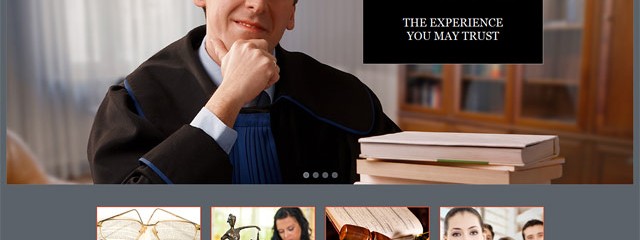 Free lawyer website template