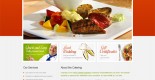 Free catering service web template