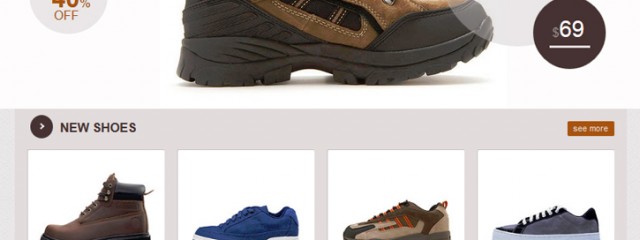 Make shoestore website online